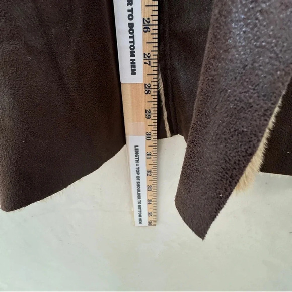 Kut From The Kloth || Bryton Faux Suede and Shearling Jacket Brown Medium - Picture 11 of 13